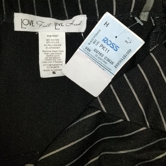 Ross Sweetheart Neckline Dress S Black NWT - Picture 5 of 6